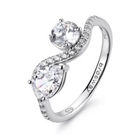 Anello Brosway Donna FANCY - INFINITE WHITE in Argento